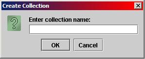 Create New Collection Dialog